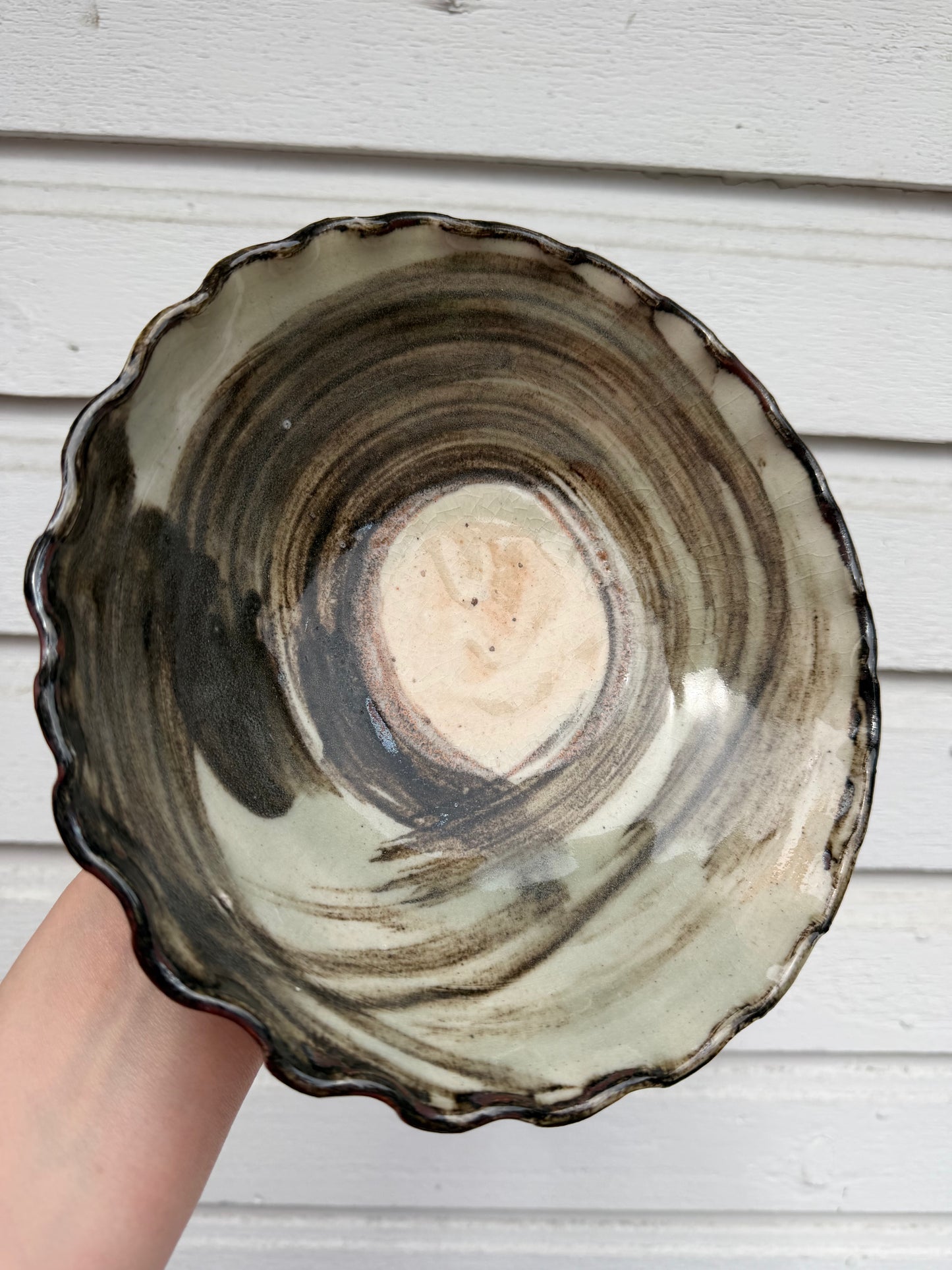 Wood Fired Fluted Bowl