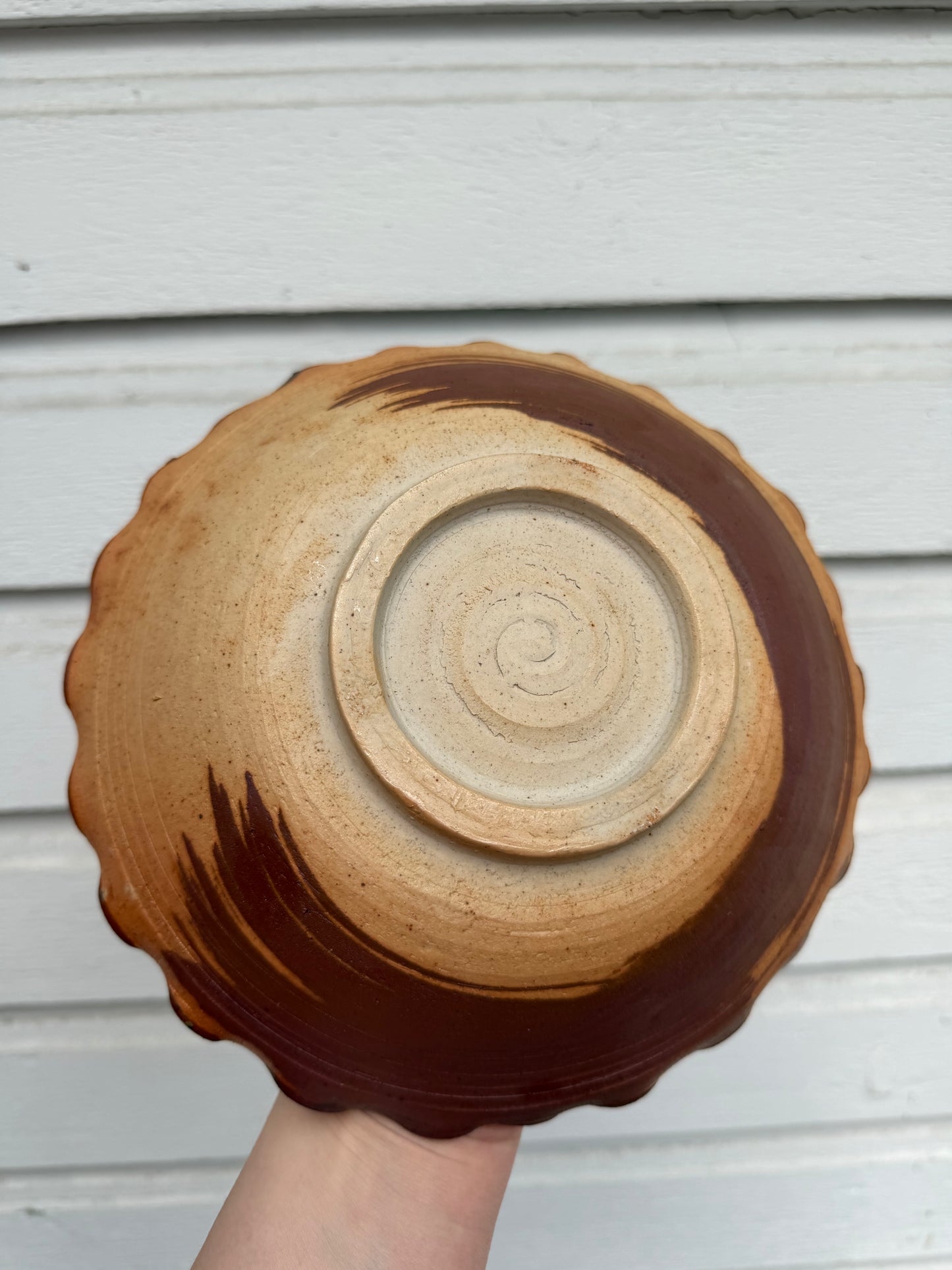 Wood Fired Fluted Bowl