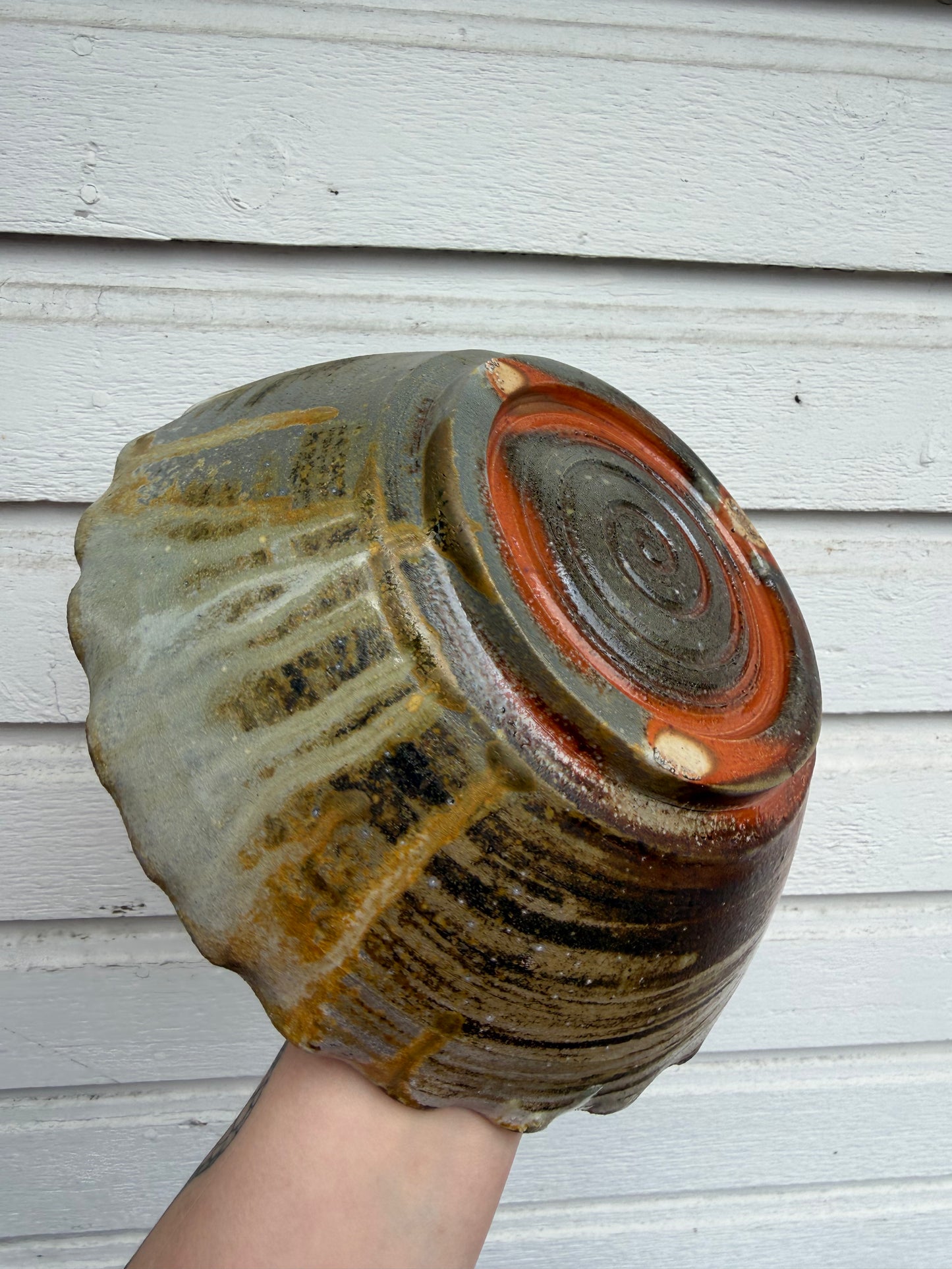 Wood Fired Fluted Bowl Show Stopper