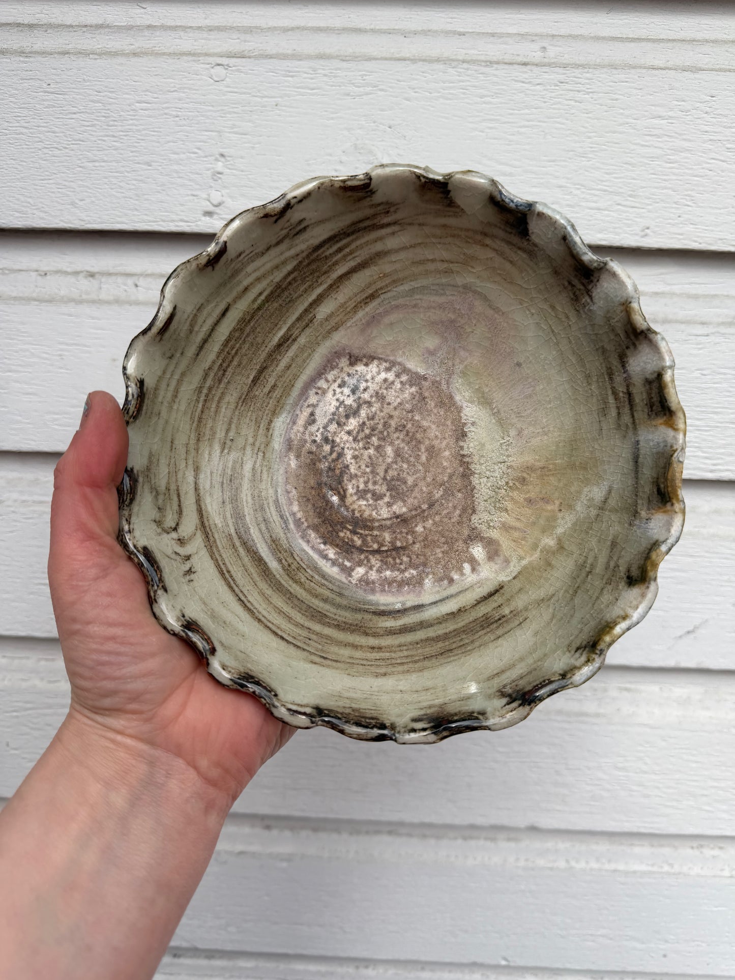 Wood Fired Fluted Bowl