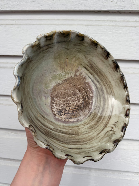 Wood Fired Fluted Bowl