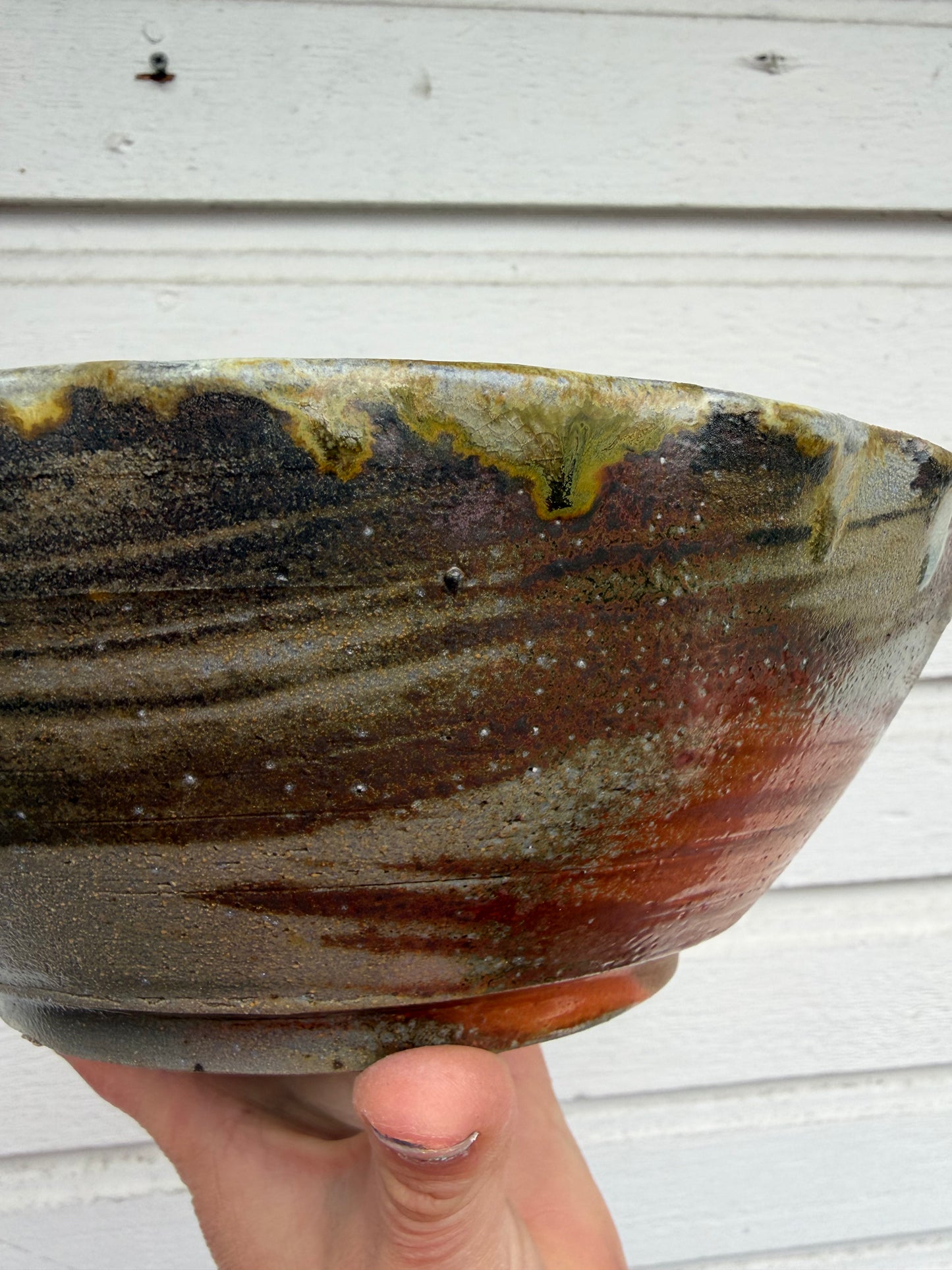 Wood Fired Fluted Bowl Show Stopper