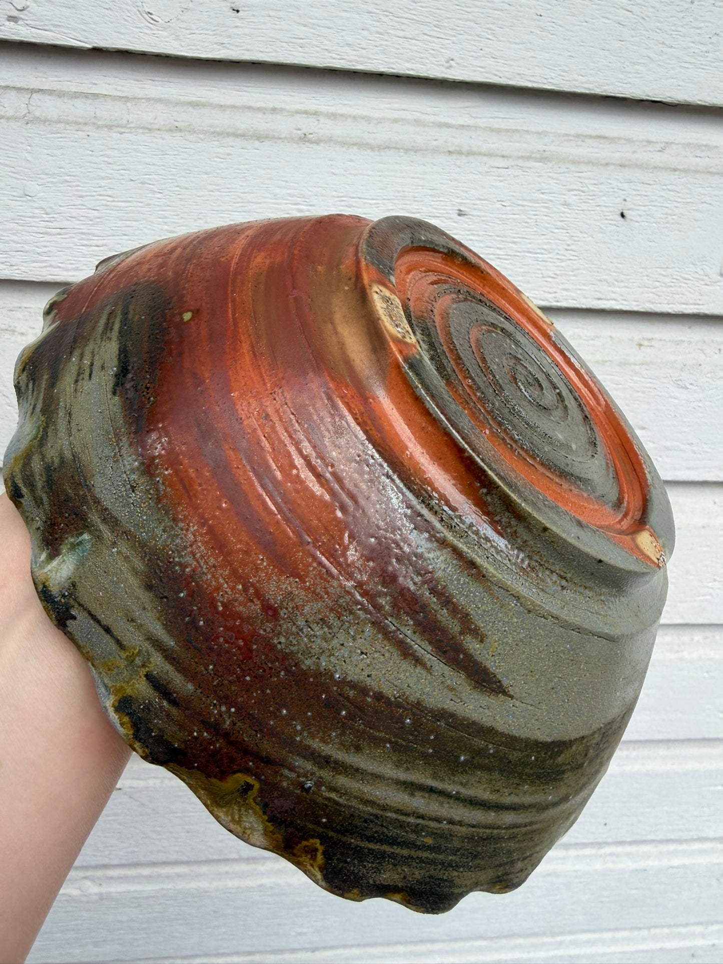 Wood Fired Fluted Bowl Show Stopper
