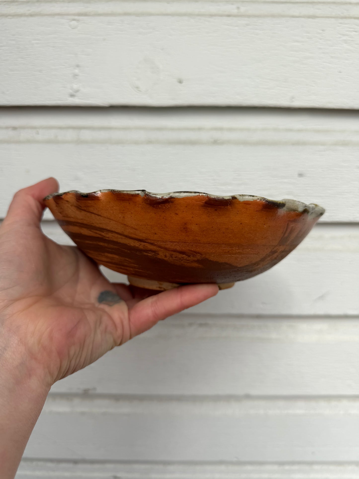 Wood Fired Fluted Bowl