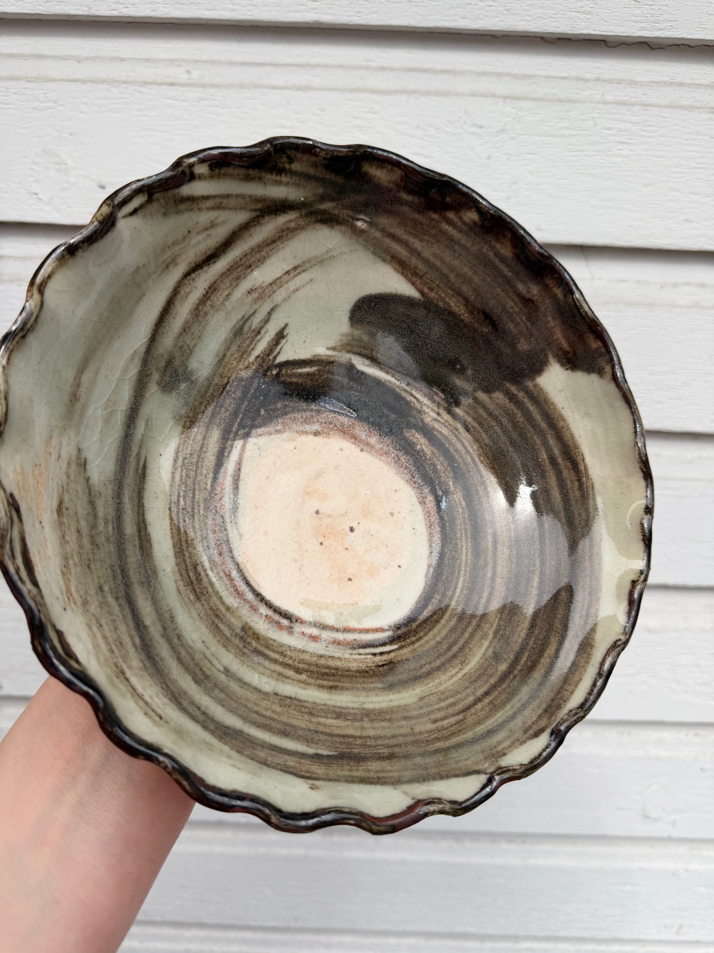 Wood Fired Fluted Bowl