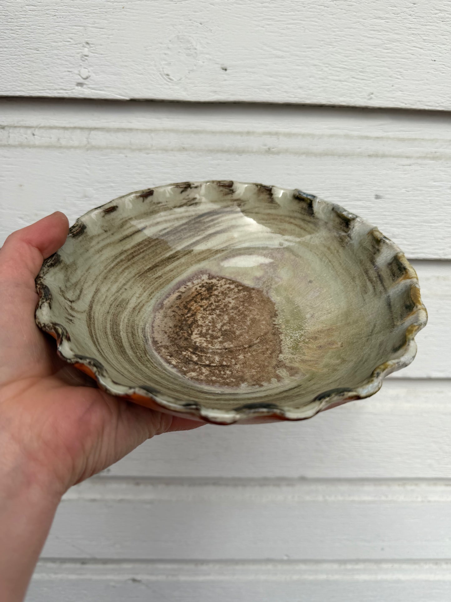 Wood Fired Fluted Bowl